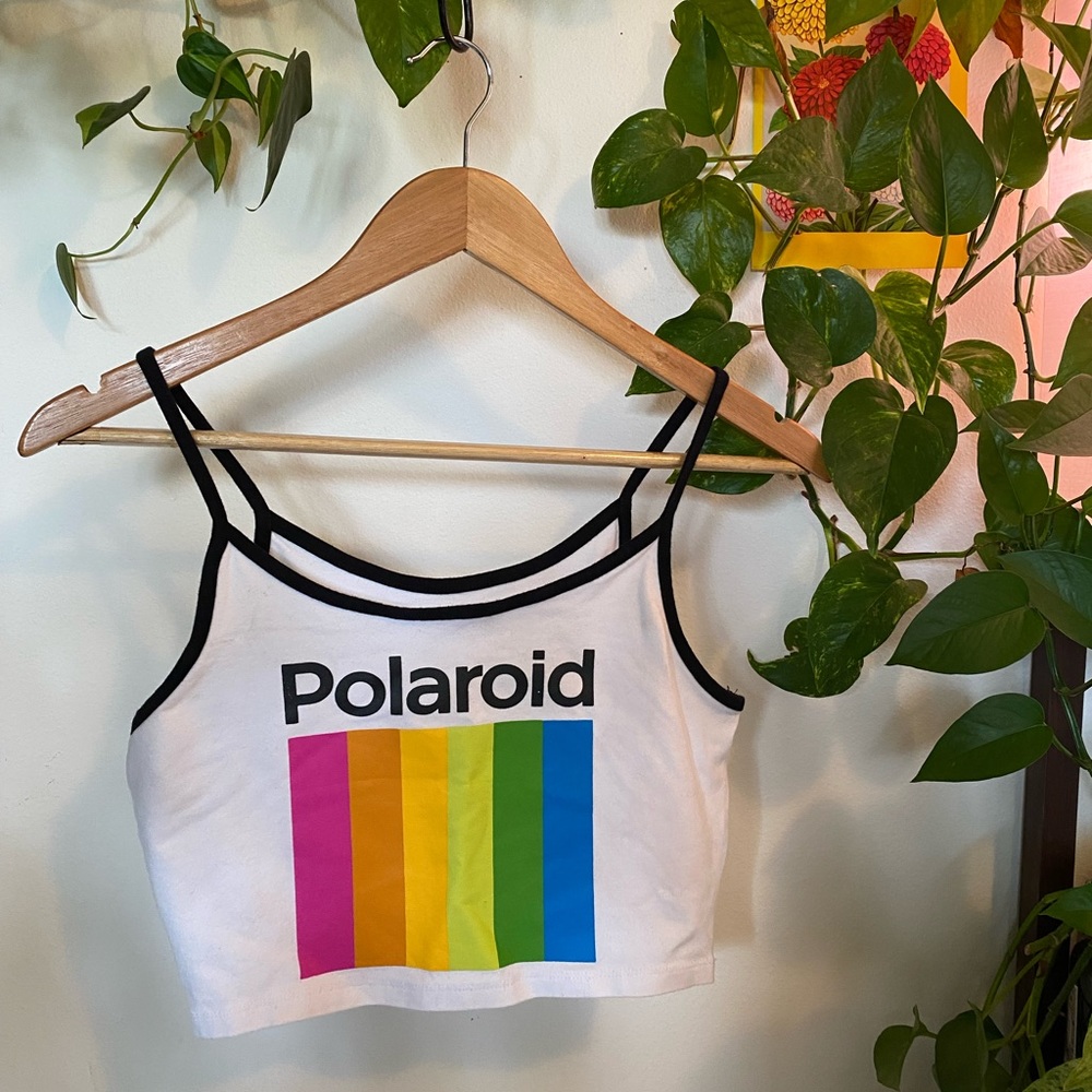 Polaroid Crop Top